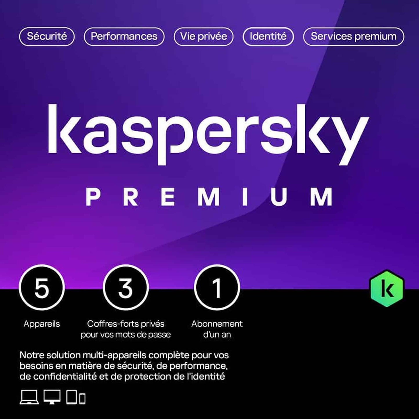 Kaspersky Premium 1 year 1 device