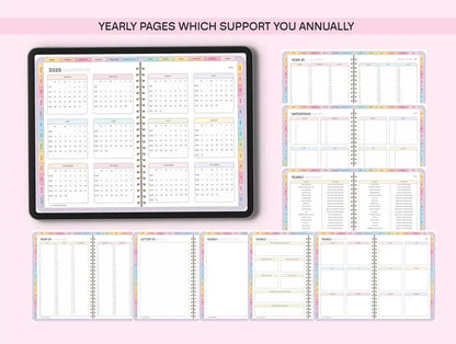 All-in-One Digital Planner 2026, 2027, 2028 Digital Planner, Digital Journal, Digital Goodnotes Template, Weekly, Daily Planner, Notability