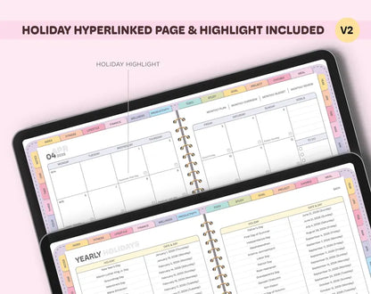 All-in-One Digital Planner 2026, 2027, 2028 Digital Planner, Digital Journal, Digital Goodnotes Template, Weekly, Daily Planner, Notability