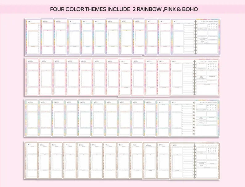 All-in-One Digital Planner 2026, 2027, 2028 Digital Planner, Digital Journal, Digital Goodnotes Template, Weekly, Daily Planner, Notability