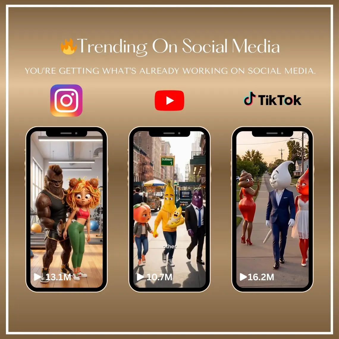 Over 2000 Dramatic Talking Fruit Videos (Reels Pack) | Viral Videos for TikTok and Instagram | Fruit Love Island Reels